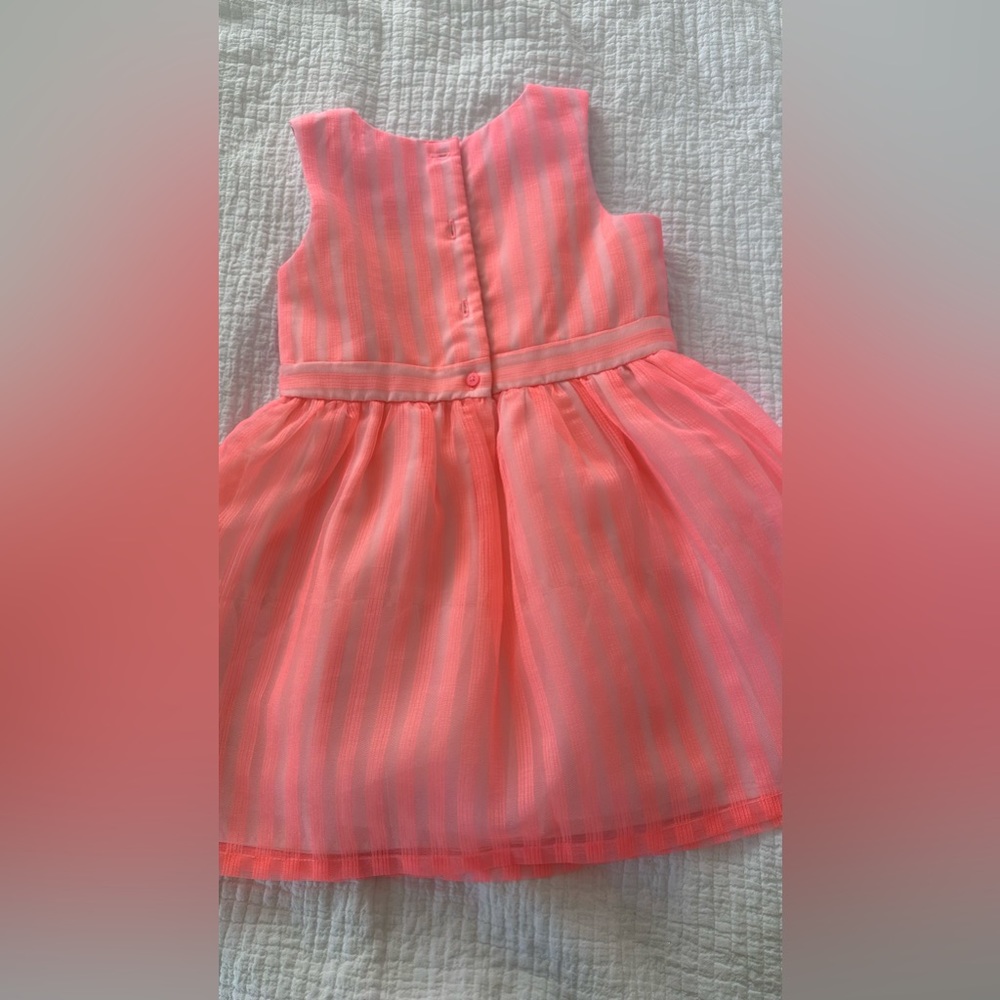 Cat and Jack kids 5T orange dress no tags , worn once